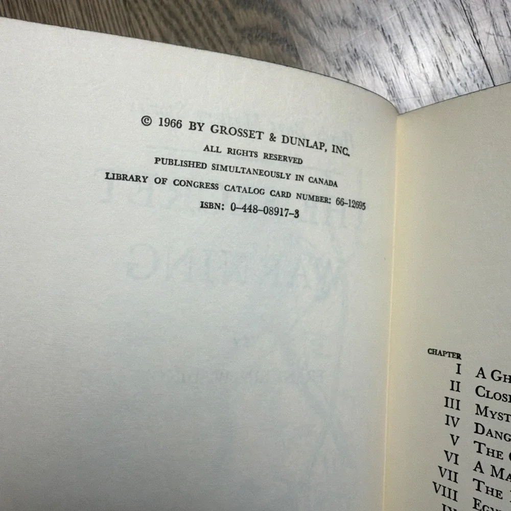 Hardy Boys 17 The Secret Warning Dixon 1966 HC‎ VG++ Blue Spine